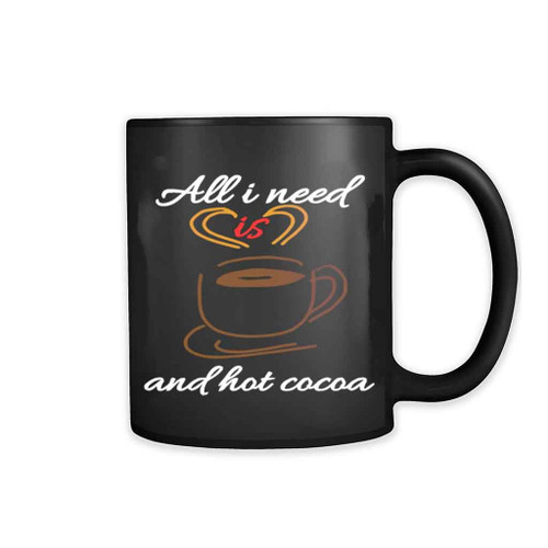 All I Need Is Love And Hot Cocoa Yellow Love 11oz Mug