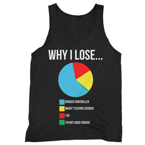 Why I Lose Funny Video Gaming Tank Top