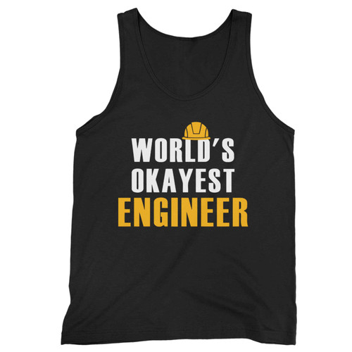 Worlds Okayest Engineer Active 002 Tank Top