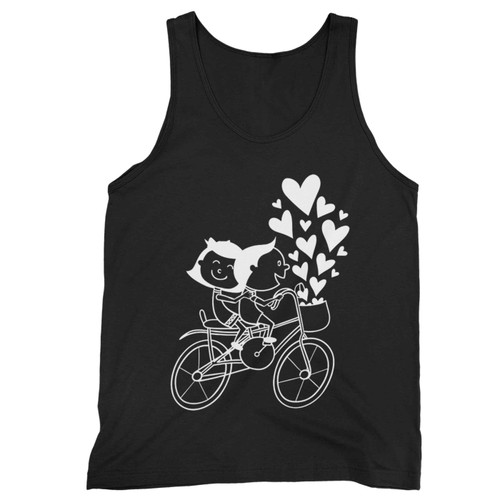 You And Me Valentine S Bicycle Tank Top