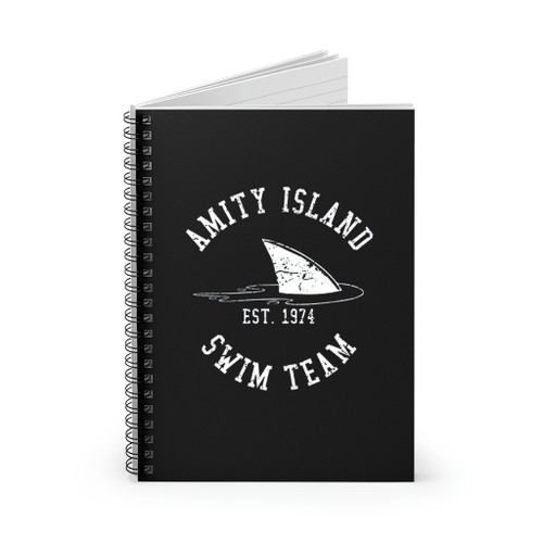 Amity Island Swim Team Spiral Notebook