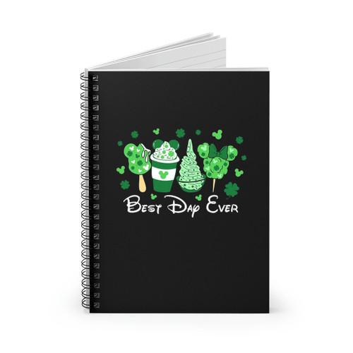 Best Day Ever St Patrick Is Day Ice Cream Spiral Notebook