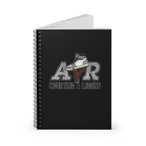 Courting A Legend Spiral Notebook