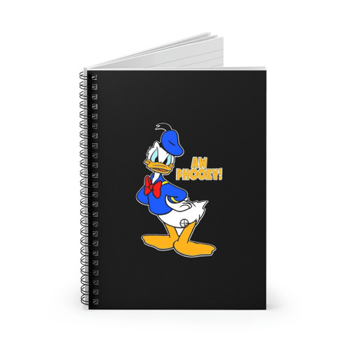 Donald Duck Inspired Aw Phooey Spiral Notebook