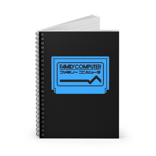 Famicom Cartridge Tribute Spiral Notebook