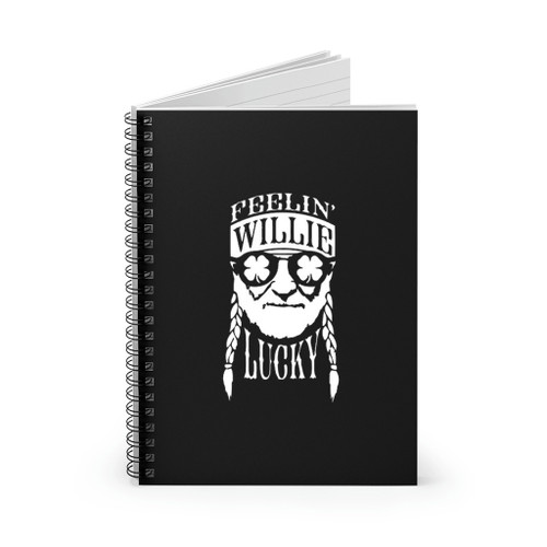 Feelin Willie Lucky St Patrick Is Day Spiral Notebook