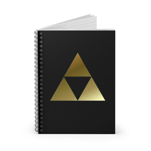 Gold Triforce Spiral Notebook