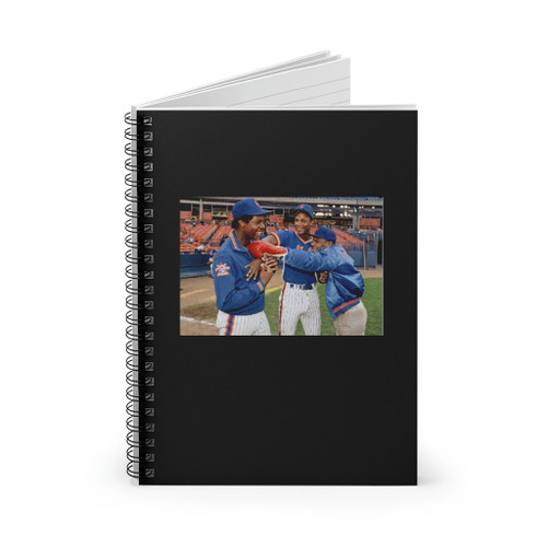 Iron Mike Tyson Punching Doc Gooden Darryl Strawberry Spiral Notebook