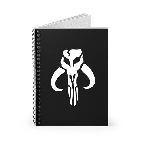 Mandalorian Mythosaur Art Love Logo Spiral Notebook