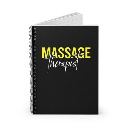 Massage Therapis Spiral Notebook