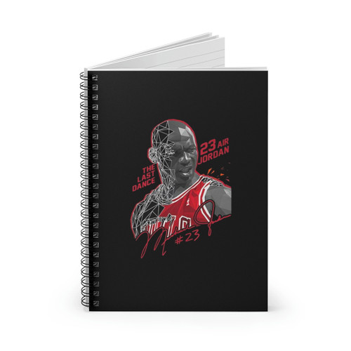 Michael Jordan 23 Last Dance Spiral Notebook