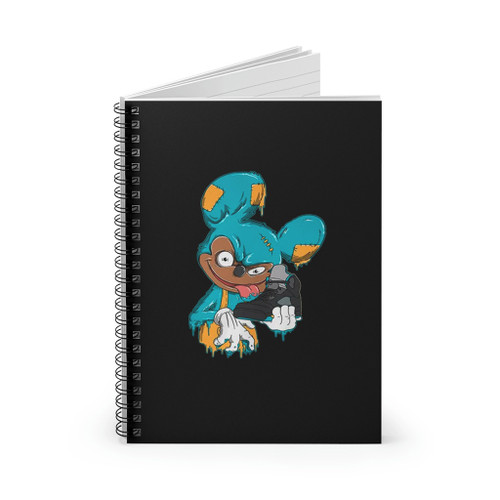 Mouse Licks Dripping Spiral Notebook