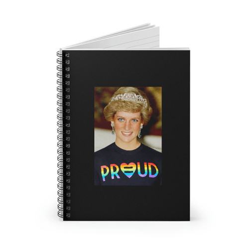 Princess Diana Pride Proud Spiral Notebook