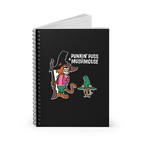 Punkin Puss And Mushmouse Spiral Notebook