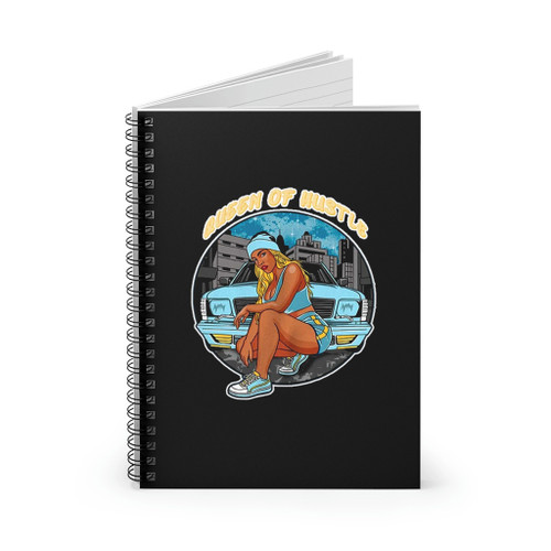 Queen Of Hustle 90S Spiral Notebook