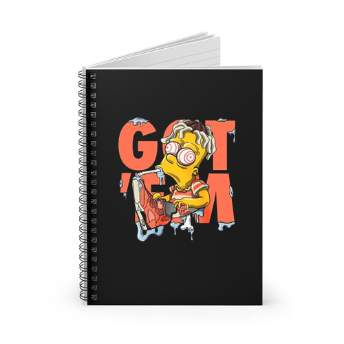 Simpson Got Em Art Love Logo Spiral Notebook
