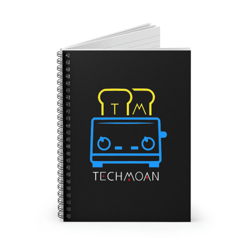 Techmoan Toaster Logo Spiral Notebook