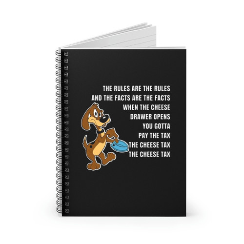 The Cheese Tax Spiral Notebook