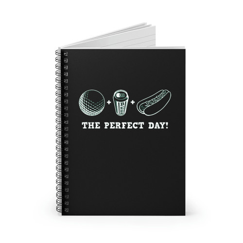 The Perfect Day Golf Spiral Notebook