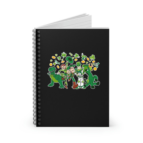 Toy Story St Patrick Is Day Cartoon Spiral Notebook