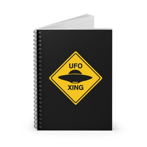 Ufo Xing Spiral Notebook