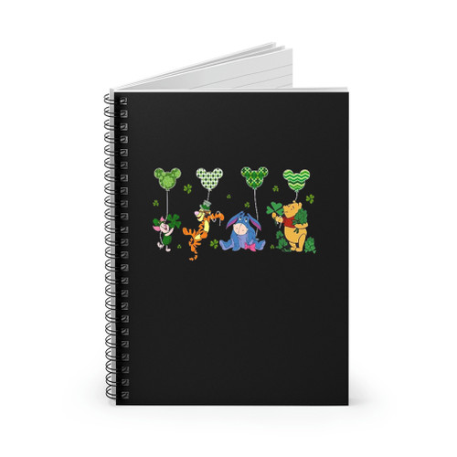 Winnie The Pooh St Patrick Is Day Pooh And Friends Spiral Notebook