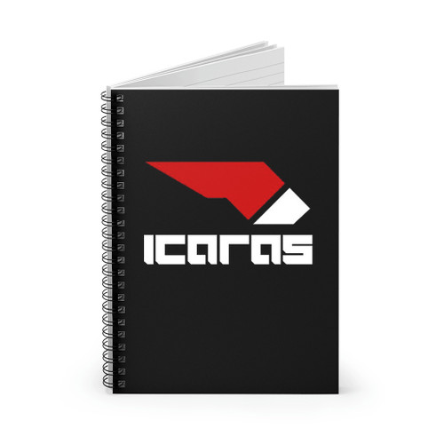 Wipeout Racing League Inspired Icaras Spiral Notebook
