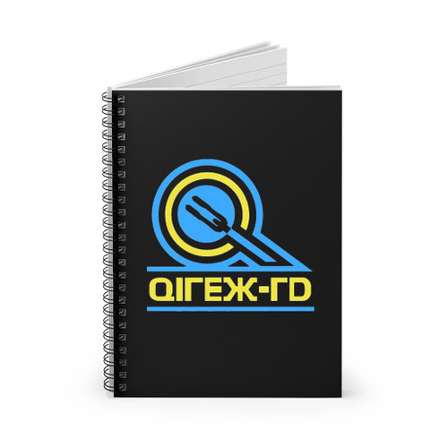 Wipeout Racing League Inspired Qirex Spiral Notebook