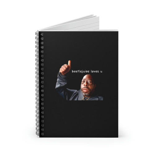 Beetlejuice Loves You Lester Green Entertainer Spiral Notebook