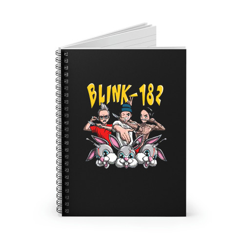 Blink 182 Throwing Knives Bunny Spiral Notebook