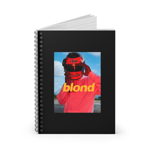 Blond Frank Helmet Frank Ocean Spiral Notebook