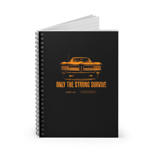 Bruce Springsteen Only The Strong Survive 2023 Tour Spiral Notebook