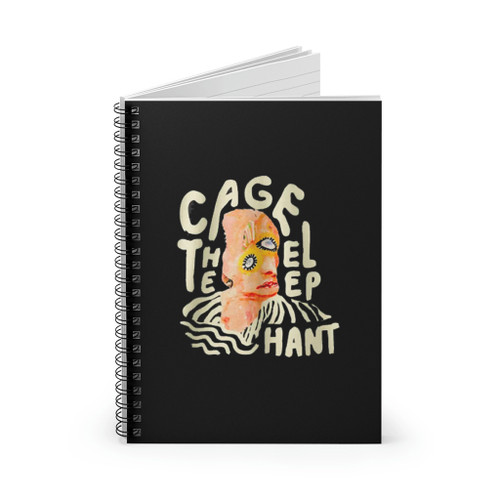 Cage The Elephant Band Melophobia Spiral Notebook