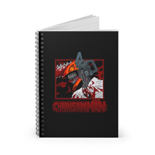 Chainsaw Anime Guy Spiral Notebook