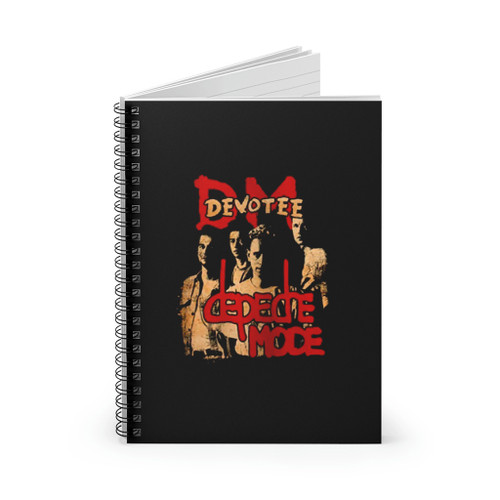 Depeche Mode Devotee Spiral Notebook