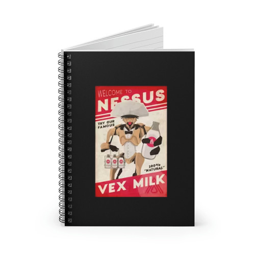 Destiny 2 Vex Milk Gaming Spiral Notebook