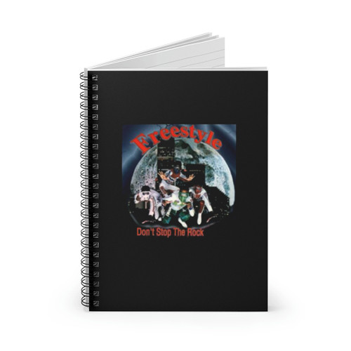 Dont Stop The Rock Freestyle Music Spiral Notebook