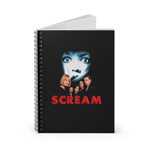 Drew Barrymore Scream Movie Vintage Spiral Notebook