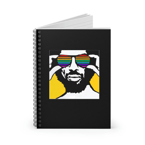 Gil Scott Heron Sunglasses Art Love Logo Spiral Notebook