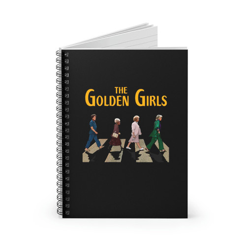 Golden Girls Crossing Road Spiral Notebook