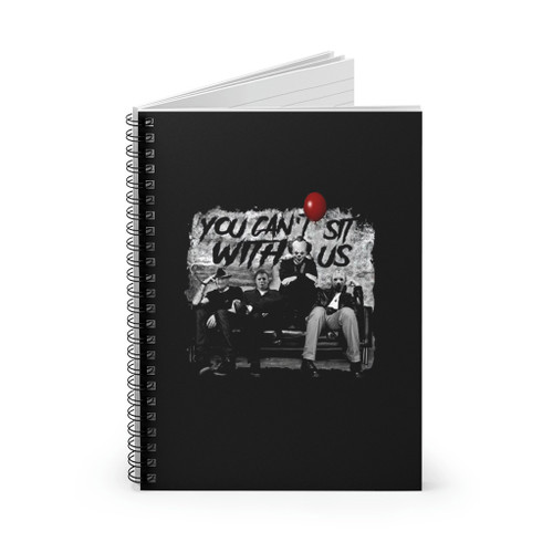 Halloween Characters You Cant Sit With Us Spiral Notebook