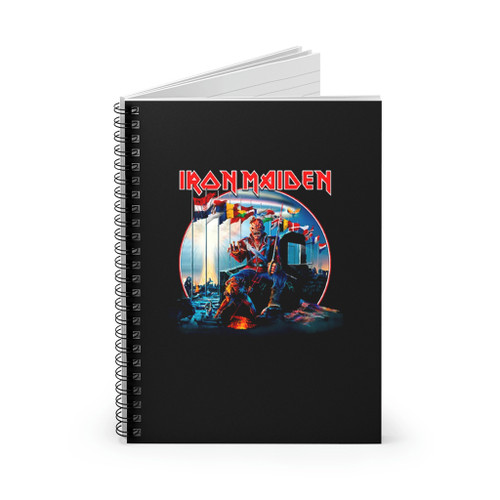 Iron Maiden 2 Minutes To Midnight Song Tour Spiral Notebook