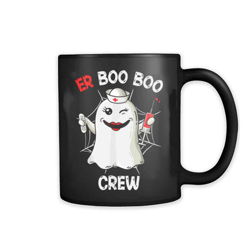 Women Er Boo Boo Crew Nursing Halloween Nurse 11oz Mug