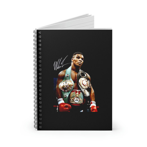 Mike Tyson Heavyweight Boxing Champion Spiral Notebook