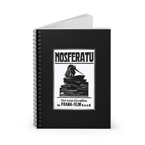 Nosferatu Poster Ein Symphonie Des Grauens Spiral Notebook