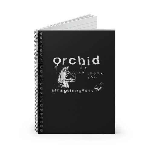 Orchid Band No Thank You  Spiral Notebook