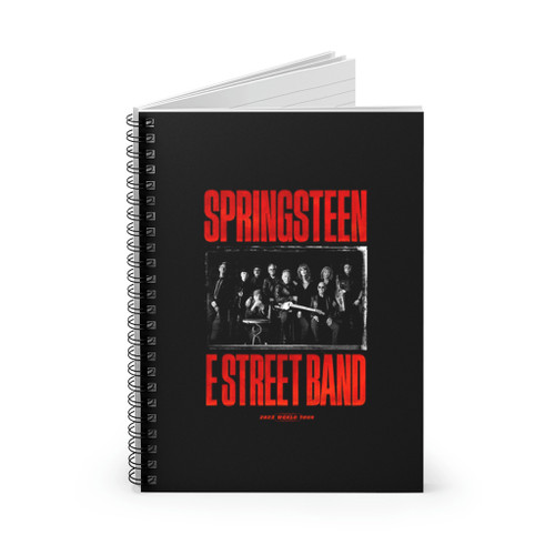 Springsteen And E Street Band 2023 World Tour Photo Spiral Notebook