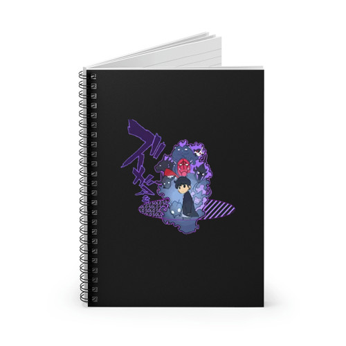 Sung Jin Woo Solo Leveling Chibi Shadows Spiral Notebook