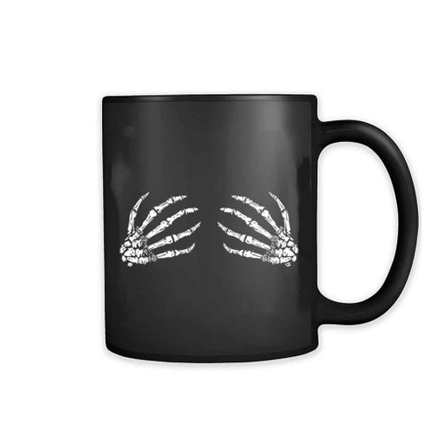 Skeleton Hands Grope Fitted 11oz Mug