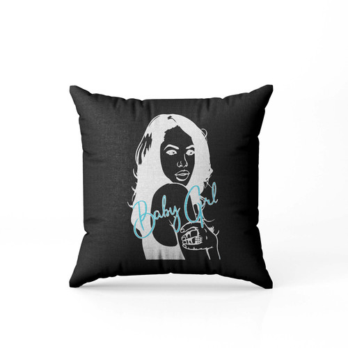 Aaliyah 90S Baby Girl Aaliyah Vintage Celebrity Pillow Case Cover
